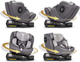 Fotelik samochodowy Nukido Prestige Line 0-36 kg ISOFIX Szary (5903890626679) - obraz 3