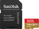 Карта памяти SANDISK Extreme microSDXC 128GB UHS-I U3 V30 + SD-адаптер (SDSQXAA-128G-GN6AA) - изображение 1