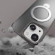 Etui plecki Etteri Matt Mag Ring do Apple iPhone 14 6.1 Grey (5906961960122) - obraz 7