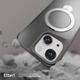 Etui plecki Etteri Matt Mag Ring do Apple iPhone 15 6.1 Grey (GSM190634) - obraz 7