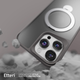 Etui plecki Etteri Matt Mag Ring do Apple iPhone 15 Pro 6.1 Grey (GSM190635) - obraz 7