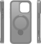 Etui plecki Etteri Matt Mag Ring do Apple iPhone 15 Pro Max 6.7 Grey (GSM190636) - obraz 4
