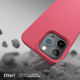 Панель Etteri Silicone Case do Apple iPhone 11 Raspberry (GSM183574) - зображення 8