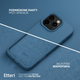 Панель Etteri Silicone Case do Apple iPhone 12 / 12 Pro 6.1 Dark blue (GSM183469) - зображення 5
