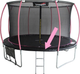 Osłona na sprężyny LEAN Toys Sport do trampoliny serii Max 244 cm 8ft Black and pink (5904665994214) - obraz 3