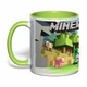Чашка с печатью "MINECRAFT" №2 (цвет салатовый) (30019) - изображение 1