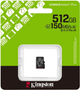 Карта пам'яті Kingston Canvas Select Plus Gen3 microSDXC 512GB Class 10 UHS-I U3 V30 A1 (SDCS3/512GBSP) - зображення 3