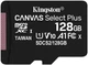 Карта пам'яті Kingston Canvas Select Plus microSDXC 128GB UHS-I U1 (SDCS2/128GBSP) - зображення 1