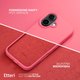 Панель Etteri Silicone Case do Apple iPhone 16 Plus 6.7 Raspberry (GSM187063) - зображення 5