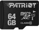 Карта памяти Patriot microSDXC 64GB UHS-I U1 + SD-адаптер (PSF64GMCSDXC10) - изображение 2