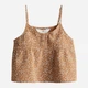 Подростковый топ для девочки H&M 271224671 164 см Коричневый/Белый (2727000065720) - изображение 1