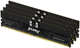 Оперативна пам'ять Kingston Fury DDR5-6400 131072MB PC5-51200 (Kit of 4x32768) Renegade Pro XMP ECC Registered 1Rx4 Black (KF564R32RBK4-128) - зображення 1