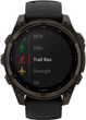 Smartwatch Garmin fenix 8 47mm Solar Sapphire Carbon Grey DLC titanium with Black and Pebble Grey Silicone Band (010-02906-11) - obraz 5