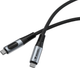Кабель Verbatim Sync & Charge with Display 100W USB-C - USB-C 1.2 м Black (0023942318484) - зображення 3