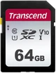 Карта памяти Transcend 300S SDXC 64GB UHS-I U1 V10 (TS64GSDC300S) - изображение 1