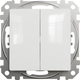 Перемикач двоклавішний Schneider Electric Sedna Design White (SDD111108) - зображення 2