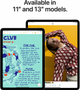 Tablet Apple iPad Air 11" M3 2025 Wi-Fi + Cellular 128GB Purple (MCFY4) - obraz 4