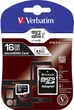 Карта памяти Verbatim Premium microSDHC 16GB UHS-I U1 + SD-адаптер (44082) - изображение 3