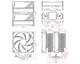 Кулер для процессора ID-Cooling Frozn A620 Черный 2 вентилятора 120 мм - изображение 7