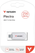 Pendrive Verbatim Plectra 256GB USB Type-C White (0023942302308) - obraz 4