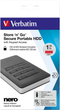 Dysk twardy Verbatim Store n Go 1TB 5400rpm 8MB 53401 2.5 USB 3.1 Secure Portable AES 256 Keypad Access Black (0023942534013) - obraz 5