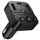 АЗУ FM модулятор Hoco E87 Delta 35W (1USB-A/1C) Black - изображение 1