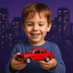 Машинка ВАЗ 2106 Автопром 1:32 — инерционная модель 14 см красная, металлическая со светом и звуком - изображение 3