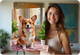 Malowanie po numerach Massido Piesek Corgi 40x50 cm (5903890623821) - obraz 6