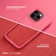 Панель Etteri Silicone Mag do Apple iPhone 15 6.1 Raspberry (GSM186001) - зображення 5
