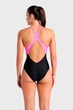 Купальник Arena Openings Swimsuit V Back Lb 44 Black/Green 008063-590 42 - изображение 2