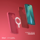 Etui plecki Etteri Silicone Mag do Apple iPhone 16 Plus 6.7 Raspberry - obraz 6