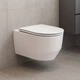 Унитаз подвесной Devit Art 3.0 3030140W безободковый Vortex Flush с сиденьем Soft Close дюропласт белый матовый - изображение 4