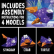 Zestaw kreatywny - puzzle Kosmos Creatto Sea Life (R3591) (5700002003591) - obraz 5