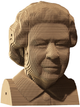 3D пазл-конструктор Cartonic 3D Puzzle Queen Королева Єлизавета-2 Картонний (4820191132771) - зображення 5