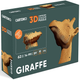 3D пазл-конструктор Cartonic 3D Puzzle Giraffe Жираф Картонний (4820191133136) - зображення 7