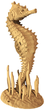 3D пазл-конструктор Cartonic 3D Puzzle Seahorse Морський коник Картонний (4820191133488) - зображення 1