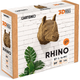 3D пазл-конструктор настінний Cartonic 3D Puzzle Rhino Картонний (4820191133686) - зображення 7