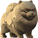 3D пазл-конструктор Cartonic 3D Puzzle Pomeranian spitz Померанський шпіц Картонний (4820191133914) - зображення 2