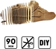 Puzzle 3D - konstruktor Cartonic 3D Puzzle Sneaker Kartonowy (4820191132788) - obraz 7