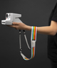 Pasek do aparatu Polaroid Camera Strap Flat Szary Tęczowy (9120096771460) - obraz 2