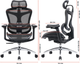Крісло офісне SIHOO DORO C300L Mesh Black (DORO-C300L-A3-101) - зображення 6