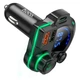FM-трансмиттер Hoco Bluetooth модулятор 2xUSB/Type-C PD20W+QC3.0 LED DFM01 black (Hoco_DFM01) - изображение 5