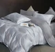 Комплект постельного белья Home Line Евро 210х220 см Фоглие Серый Тенсел (187066 HL) - изображение 1
