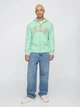 Толстовка на флисе мужская GAP 110677660 L Зеленая (1159841118) - изображение 3