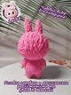 Labubu Лабубу мини игрушка Lavka коллекционная фигурка экслюзивный выпуск подарок для детей для коллекции 3D печать розовый 2608254206 - изображение 3