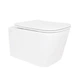 Унитаз подвесной Qtap Crow безободковый с седалием Soft-close QT05335171W - изображение 1