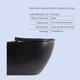 Комплект Qtap Robin Matt Black 2 в 1: унитаз подвесной Ultra Quiet QT13332381АSMB + биде подвесное QT1355046FMB - изображение 3