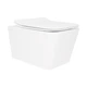 Унитаз подвесной Qtap Crow безободковый керамический белый с сиденьем Soft-close (SD00036222) - изображение 1