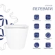 Унітаз підвісний Qtap Swan безободковий Ultra Quiet з сидінням Soft-close QT16335179W - изображение 3