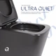 Унитаз подвесной Qtap Tern New Ultra Quiet керамический черный с сиденьем Soft-Close (SD00052572) - изображение 5